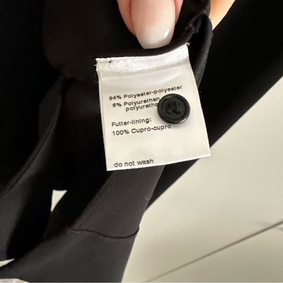 AKRIS PUNTO Sleeveless Plisse Detail Shift Black - Picture 7 of 8